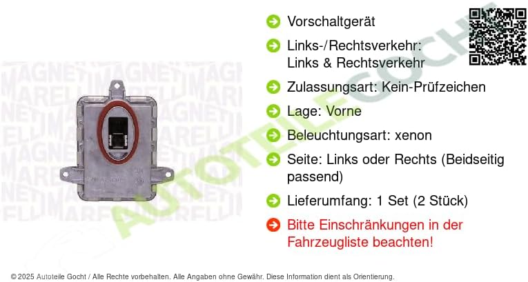 Magneti Marelli 711307329461 Steuergerät, Beleuchtung