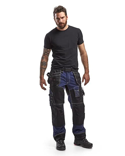 Blåkläder 15001370 Werker Hosen X1500, Dunkelblau, D116 D116 Navy Blue / Black, D116 Navy Blue / Bla