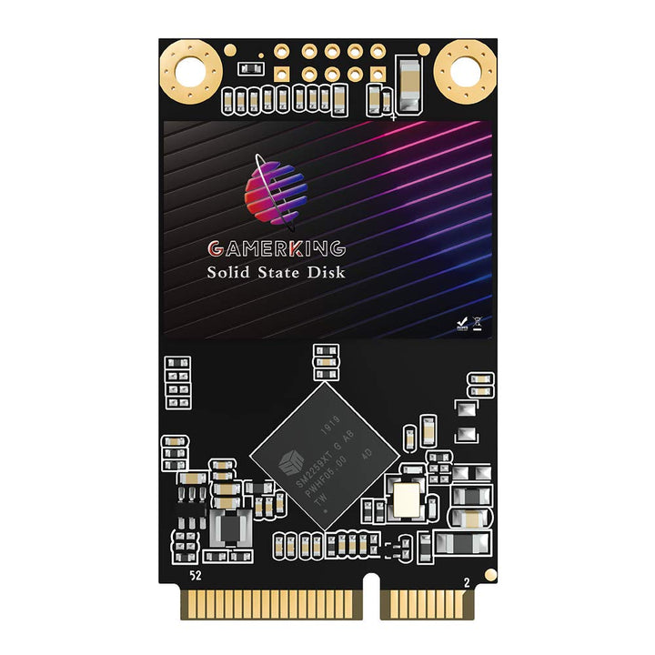 GamerKing SSD Msata 512GB internes Solid State Drive für Desktop-Laptops SATA III 6 Gb/s 1TB 256gb 1