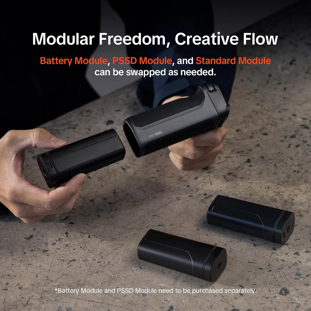 PGYTECH ProShot Smartphone Videokäfig Set, Professionelle Aluminium Vlogging Stabilisierung mit Quic