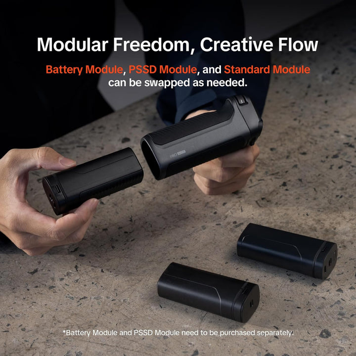 PGYTECH ProShot Smartphone Videokäfig Set, Professionelle Aluminium Vlogging Stabilisierung mit Quic