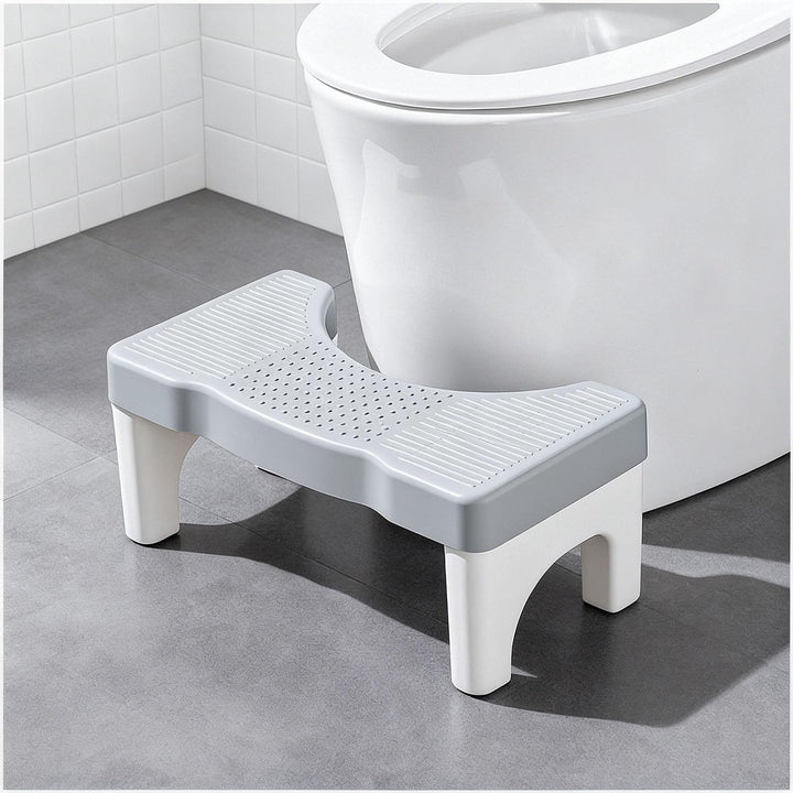 Toilettenhocker Erwachsene-Ergonomischer Klohocker, Anti-Rutsch WC Hocker gegen Verstopfung, Hocker