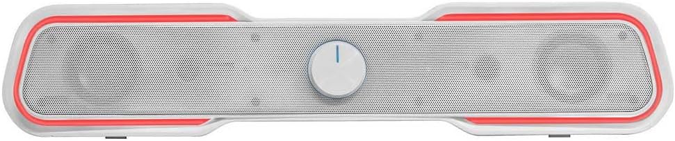 Mars Gaming MSBXW Weiss, RGB Soundbar, Bluethooth 5.0 + Jack 3.5, DSP Sound 10W, MSBXW