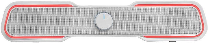 Mars Gaming MSBXW Weiss, RGB Soundbar, Bluethooth 5.0 + Jack 3.5, DSP Sound 10W, MSBXW