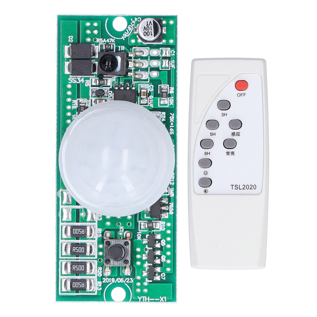 Haofy Solar-Lampen-Controller, Body-Induktions-Modul, Fernbedienung Solar Power Charging Controller