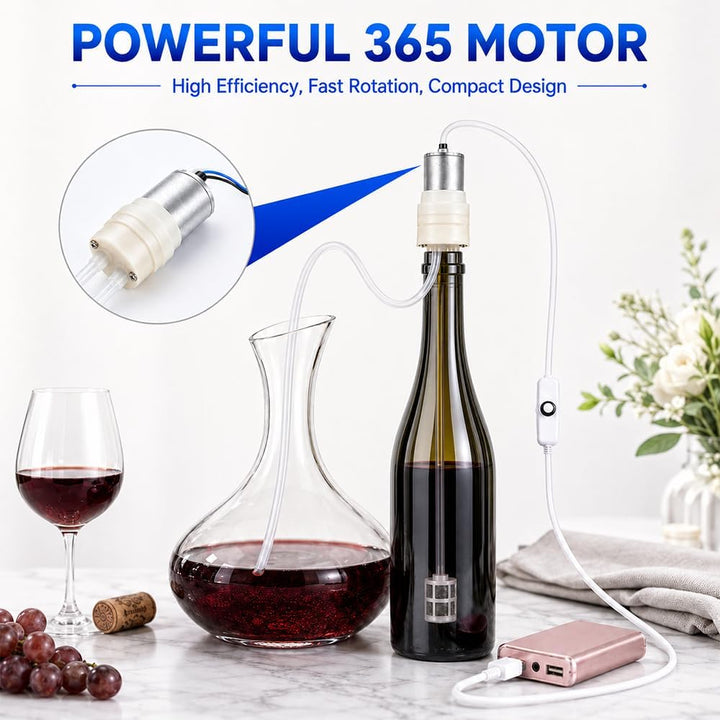 Elektrische Weinpumpe, Bier Siphon 1 Meter Set