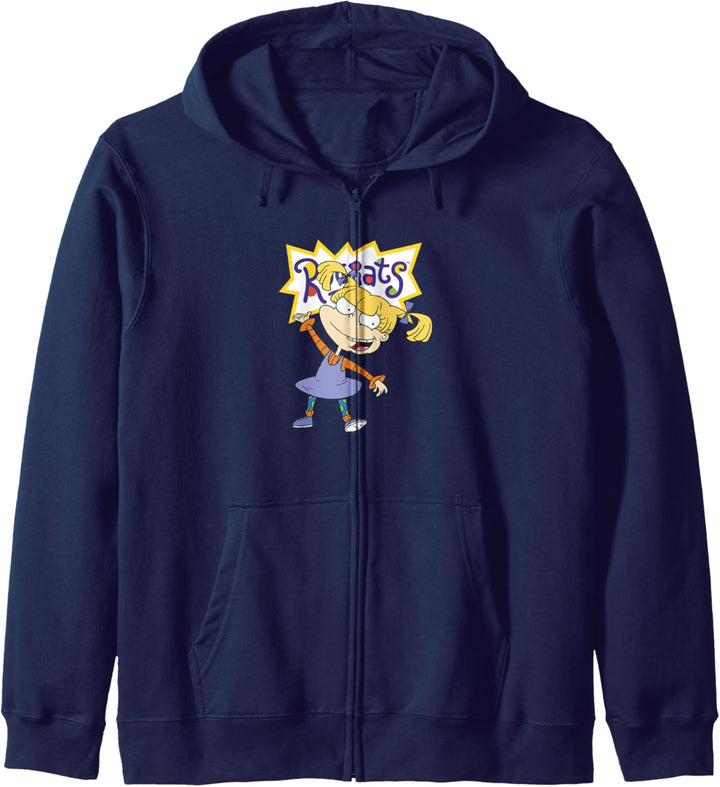 Rugrats Angelica Simple Portrait Kapuzenjacke
