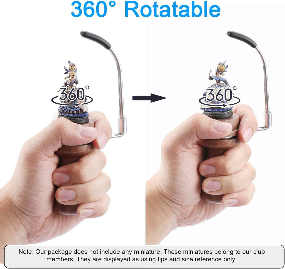 Jucoci Gemälde Griff für Mini-Statuen Gemälde Griff Kompatibel mit Warhammer, DND, Skalierungsmodell