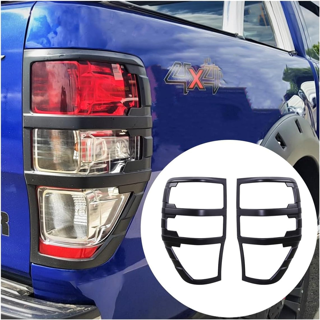 JHCHAN Scheinwerfer Rücklichtabdeckung für Ford Ranger 2012-2022 T6 T7 T8 Raptor Limited Tremor XL X