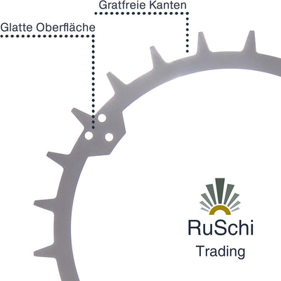RuSchi Edelstahl Spikes Rasenroboter Mähroboter passend für Husqvarna Automower 310/315 / 315X aufwe