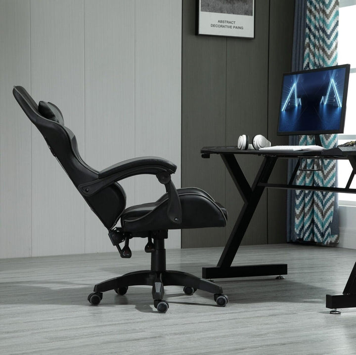 mcc direct Bürostuhl Ergonomisch, Schreibtischstuhl, Drehstuhl, Gaming Sessel, Gamingstuhl (Grau), G