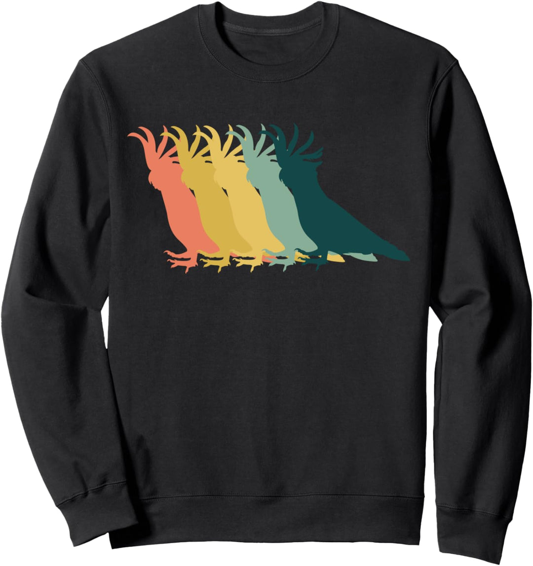 Cockatiel Cockatoo Retro Pop Art Sweatshirt