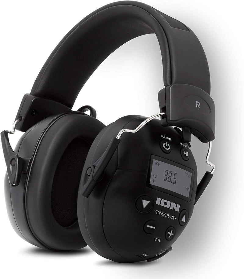 ION Audio Tough Sounds 2 – Gehörschutz mit Bluetooth und Radio, wetterfest, batteriebetrieben, 20 St