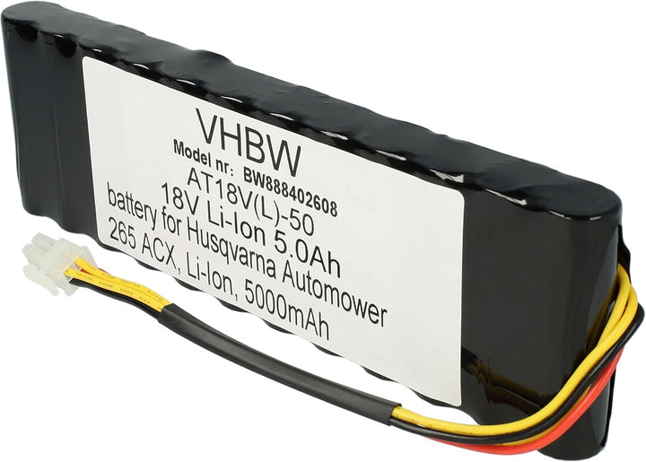 vhbw Akku kompatibel mit Husqvarna Automower 265 ACX 2014, 265 ACX 2013, 265 ACX 2012, 265 ACX Rasen