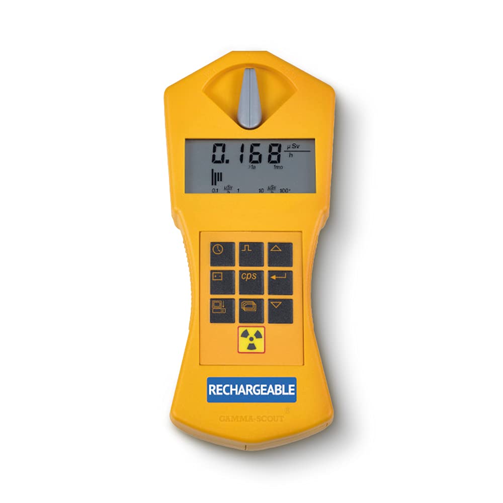 GAMMA-SCOUT Rechargeable | Geigerzähler für Radioaktivität mit wiederaufladbarem Akku, Verwendung al