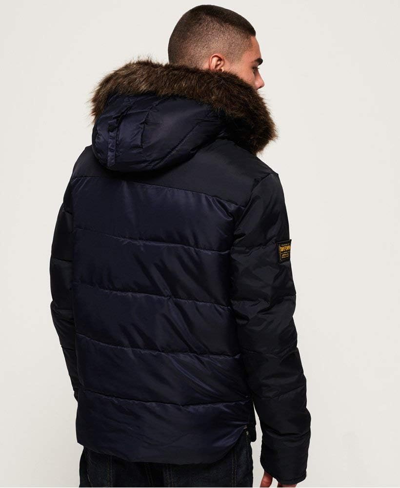 Superdry Herren Chinook Jacke Marineblau L
