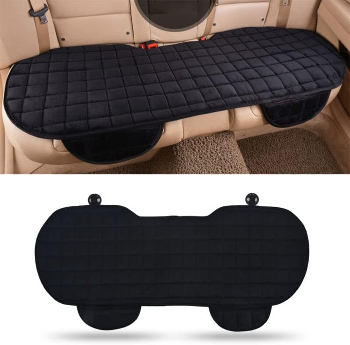 Baceyong Universal Auto Sitzkissen Plüsch Stuhlschutz Abdeckung Automatte Schwarz Hinten