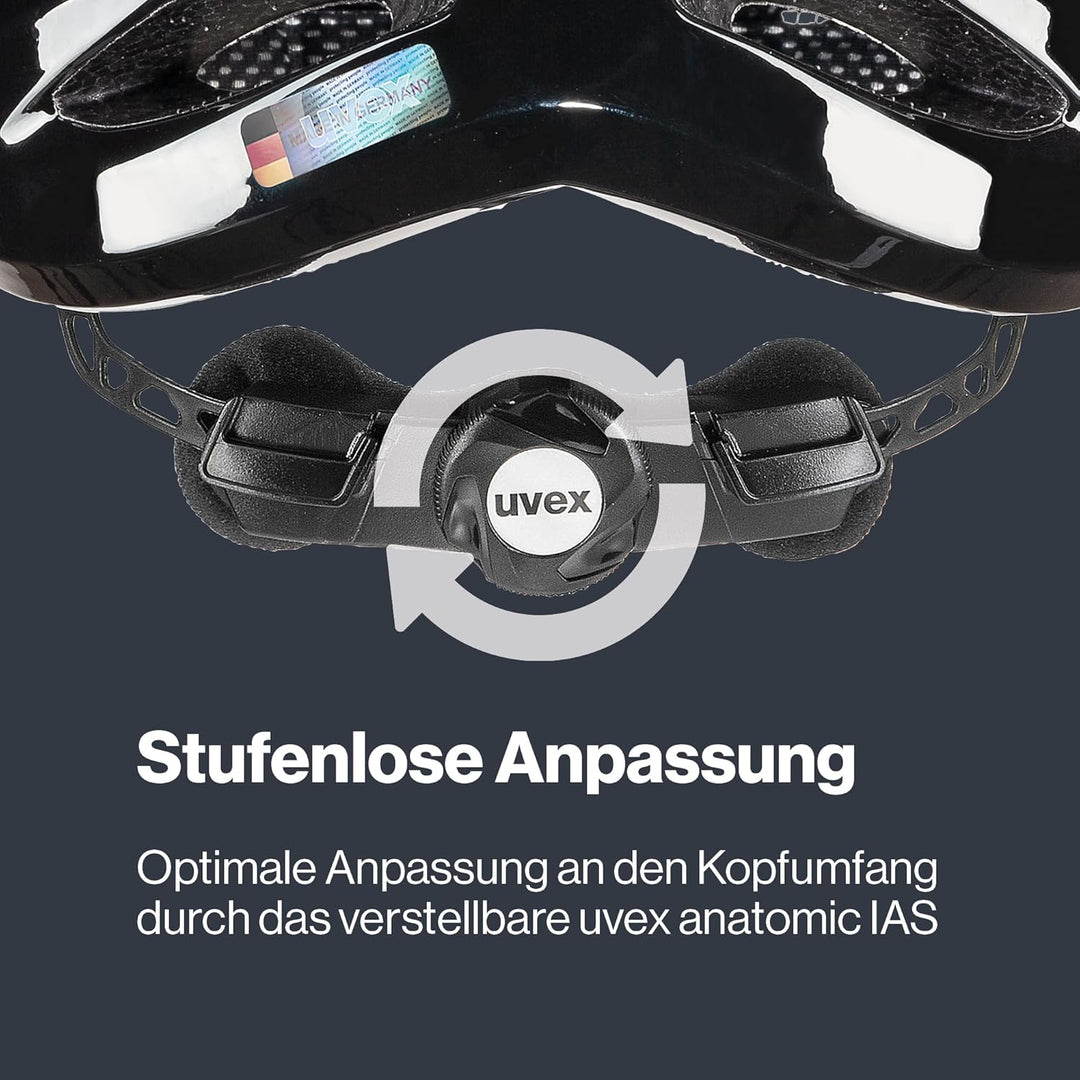 uvex boss race - sicherer Performance-Helm für Damen und Herren - individuelle Grössenanpassung - op