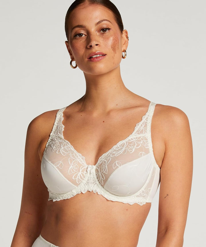 Hunkemöller Unwattierter Bügel-BH Diva 75C Off White, 75C Off White