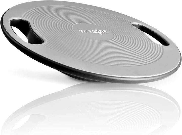 Yes4All Balance Board inkl, Wackelboard Sport mit Griff und Rutschfester Oberfläche; Wackelbrett Bal