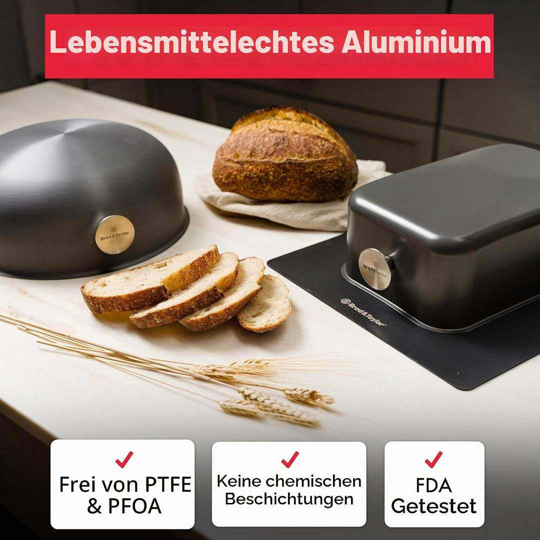 Brod & Taylor Ultraleichte Backschale für Sauerteigbrot (Batard) – kein Vorheizen erforderlich für k