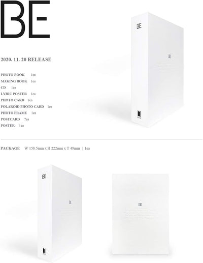 Big Hit Entertainment BTS Bangtan Boys – BE Deluxe Edition Album + On Pack Poster + Extra Hologram P