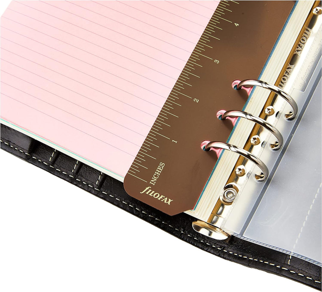 Filofax Malden A5 Organiser Black 2021, 21-028623 Schwarz, Schwarz