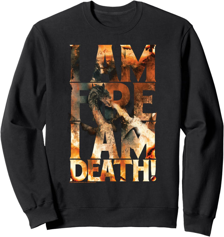 Hobbit Smaug I Am Fire Sweatshirt