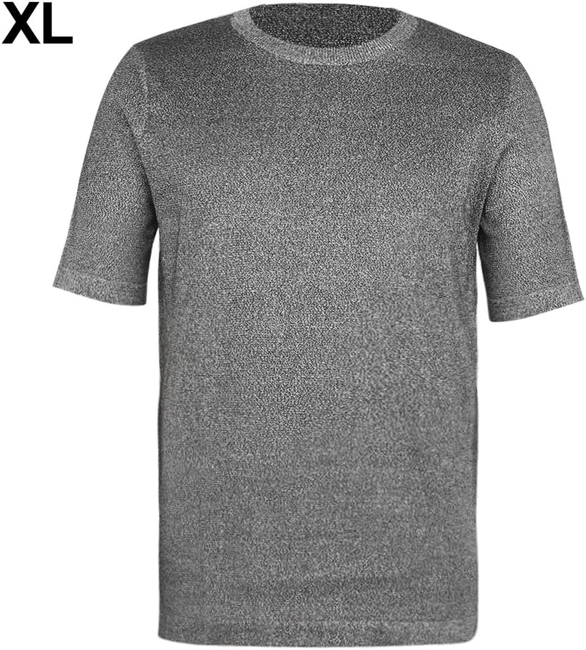 Stufe 5 Schutz-T-Shirts Robuste schnittfeste Kleidung Schnittfeste Sicherheits-Kurzarm-Hals-Schnitts