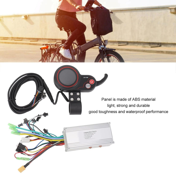 BuyWeek Elektrofahrrad Brushless Motor Controller Kit, 36V 48V 60V 1000W 38A 3 Modus Sinuswelle Cont