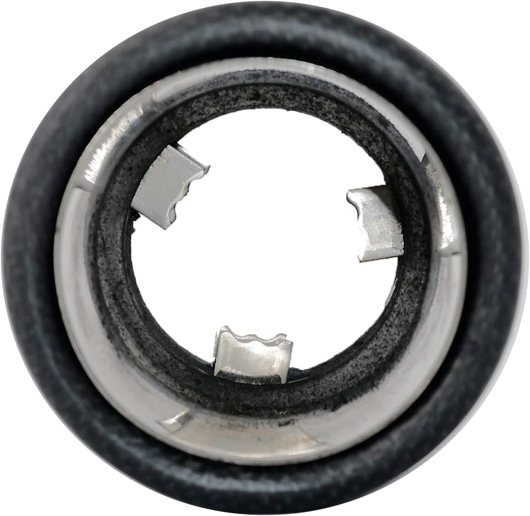 Simoni Racing Auspuffblende Rund/Schräg Matt-Karbon+Edelstahl - Ø89xL155mm - Anschluss 36-60mm