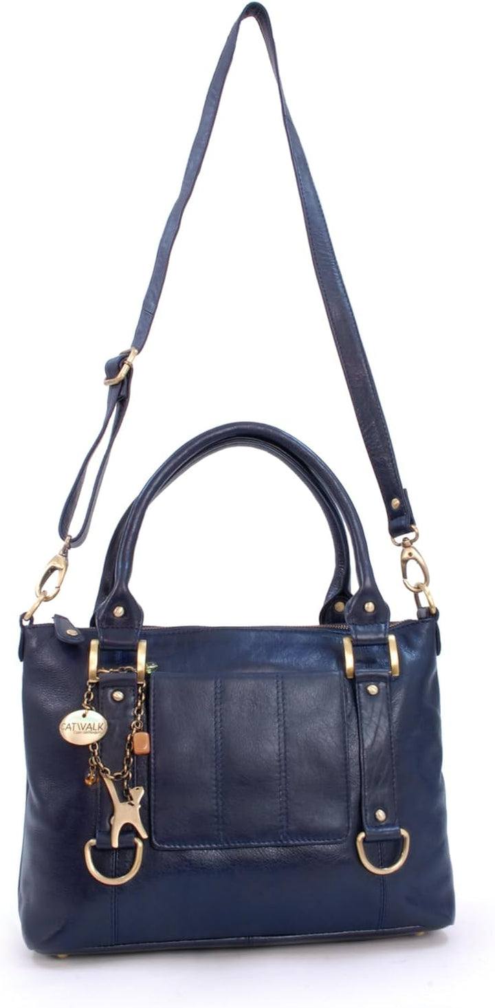 Catwalk Collection Handbags - Leder - Umhängetasche/Handtasche - Handtasche mit Schultergurt/Schulte