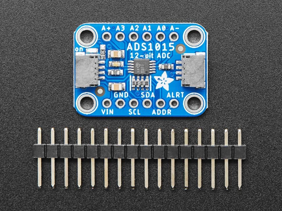 Adafruit ADS1015 12-Bit ADC - 4 Channel with Progrmmable Gain Amplifier