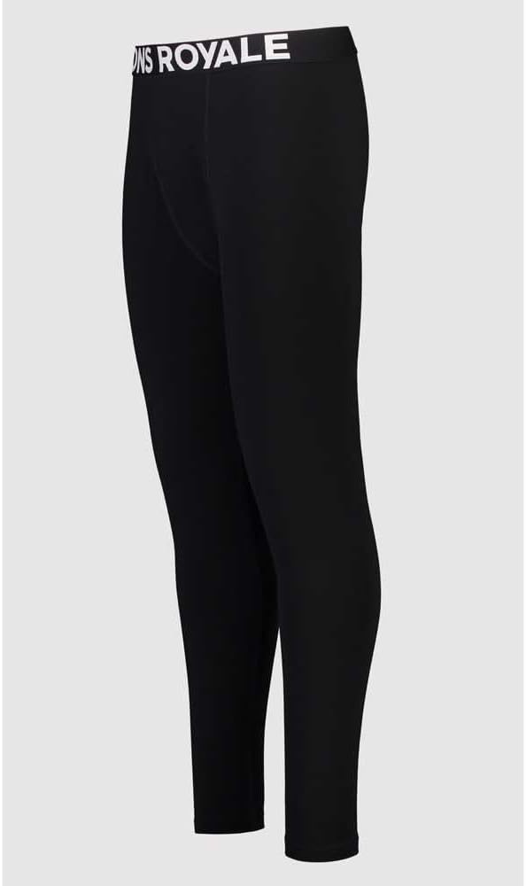 Mons Royale Herren Cascade Flex 200 Hose Lange Unterhose Funktionsunterwäsche XL Schwarz, XL Schwarz