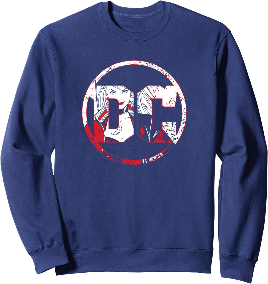 Batman Harley Quinn DC Logo Sweatshirt