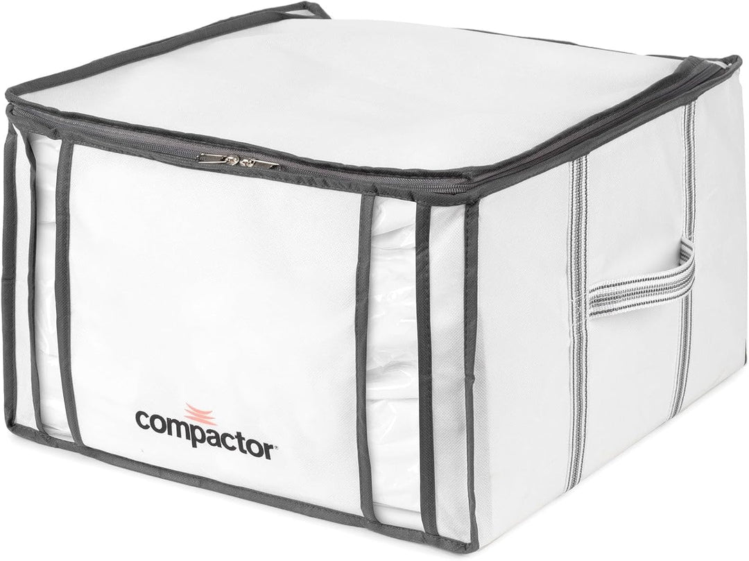 Compactor - 3er Set Aufbewahrungsboxen Life M mit Vakuumbeutel - Komprimierung von Kleidung, Kissen,