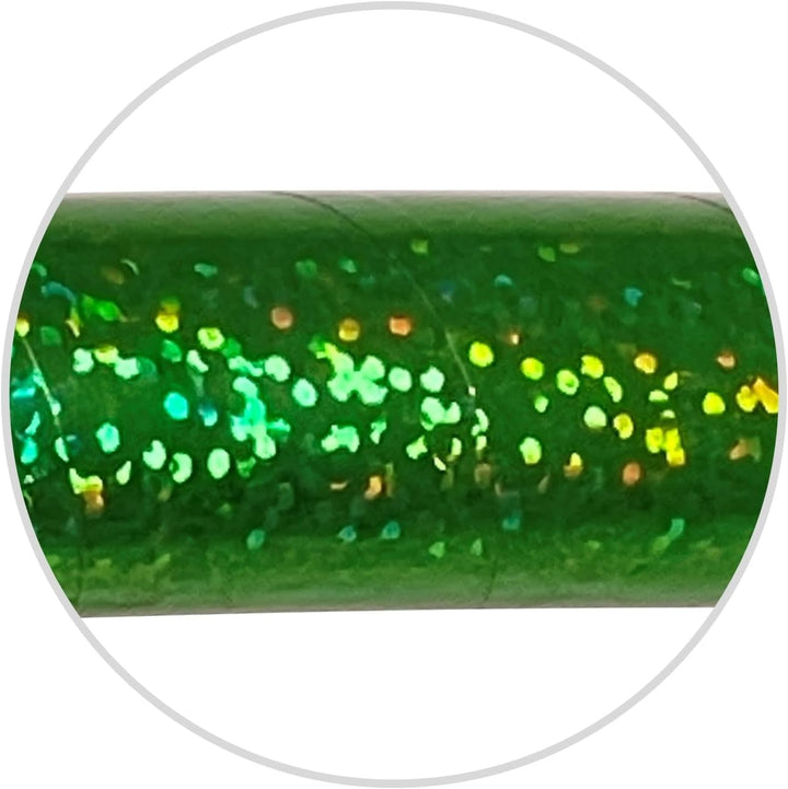 hoopomania Kinder Hula Hoop, Glitter Farben, Ø60/70/80cm Ø60cm Grün, Ø60cm Grün