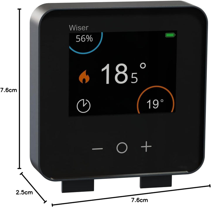 Schneider Electric CCTFR6401 Wiser Smart Home Raumthermostat zur Steuerung smarter Heizkörperthermos