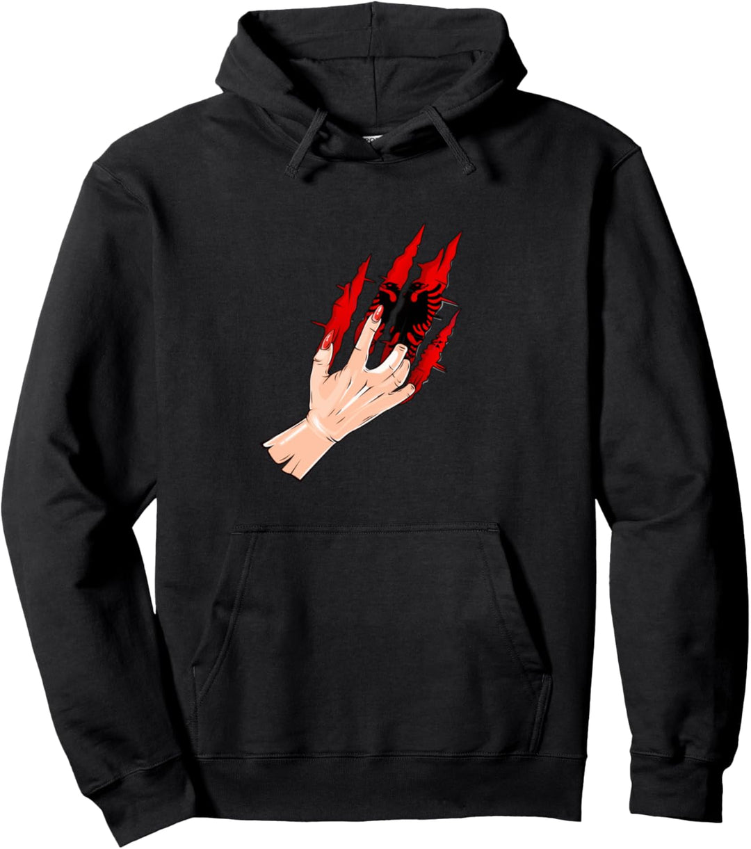 Zeige allen, dass du aus Albanien bist! Pullover Hoodie