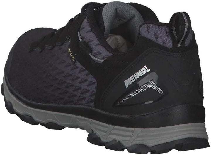 Meindl Activo Sport GTX Herren Wanderschuhe 42.5 EU Schwarz Silber, 42.5 EU Schwarz Silber