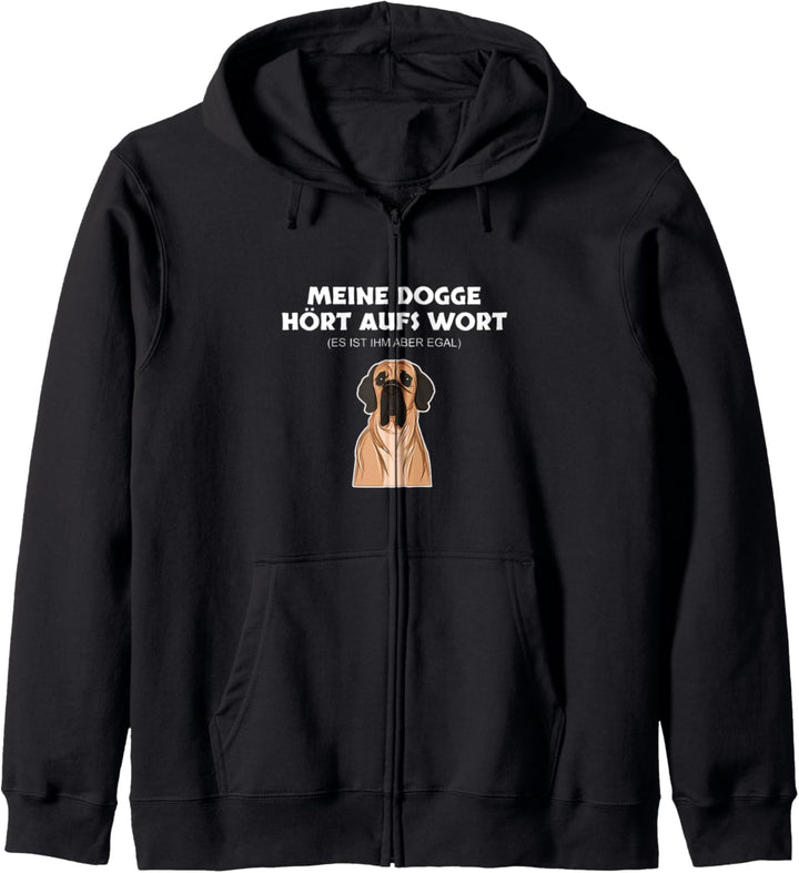 MEINE DOGGE HÖRT AUFS WORT Kapuzenjacke