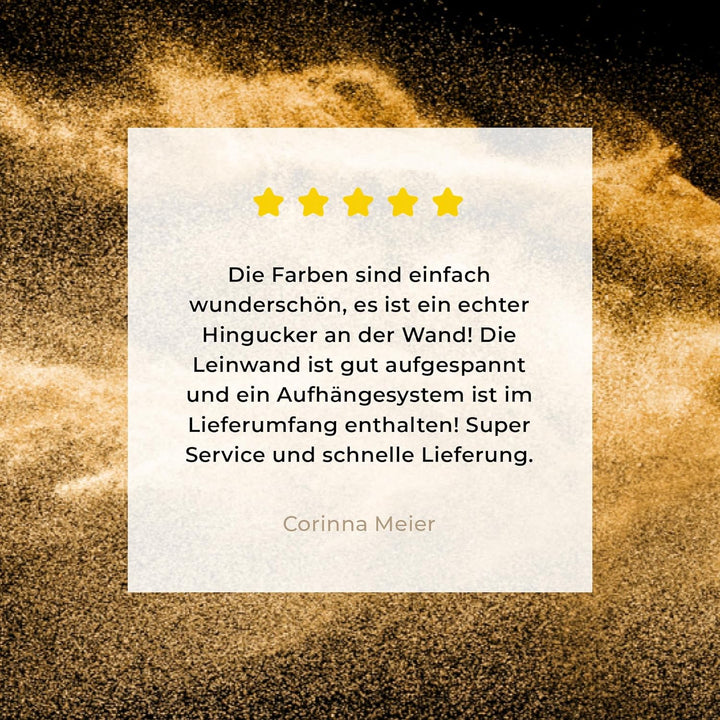 MuchoWow© Bilder Gross 120x80 cm XXL Wohnzimmer Goldene Deko Modern Wandbild Foto auf Leinwand Bild