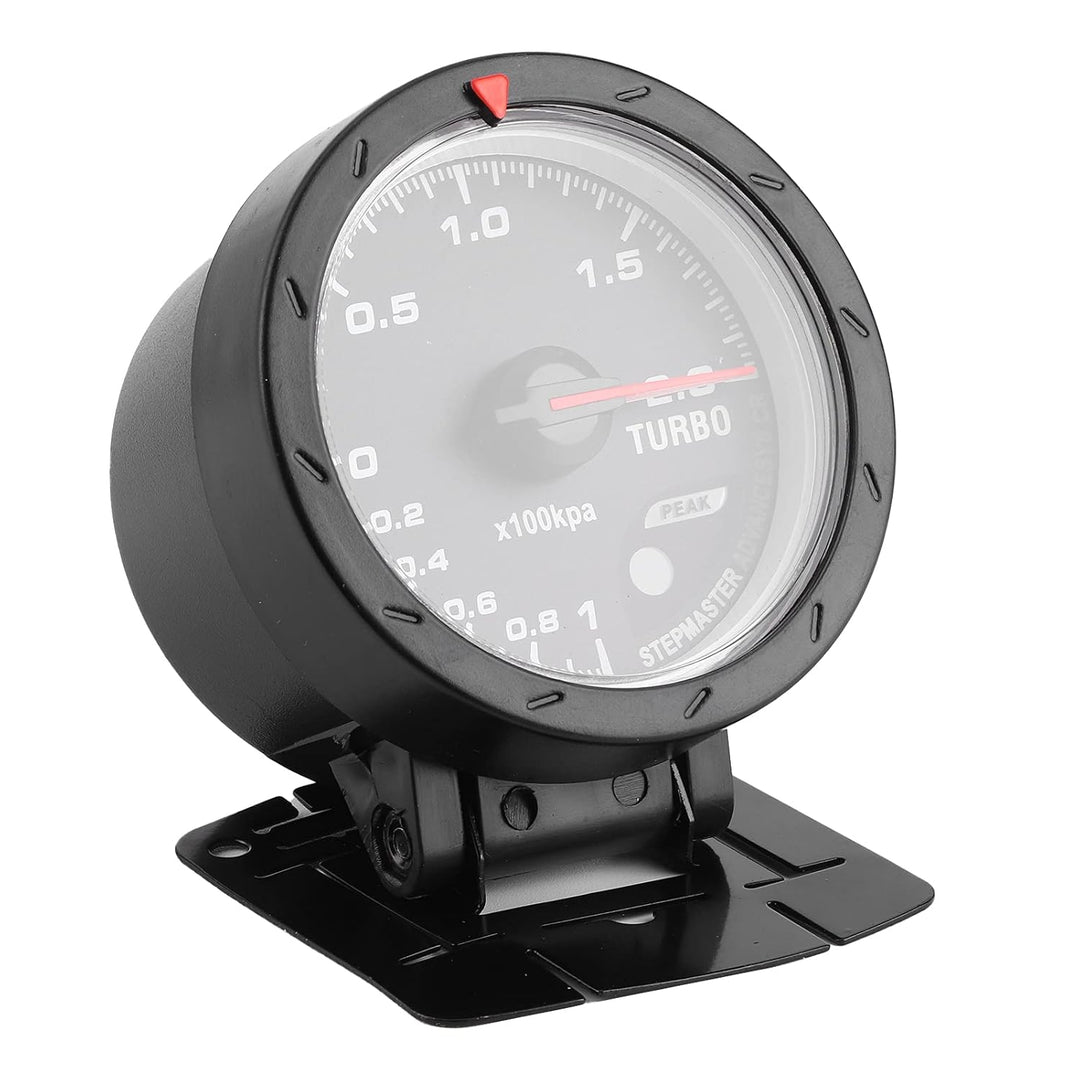60Mm Boost Gauge Led Turbo Ladedruckanzeige Universal 60mm LED Turbo Boost Meter Gauge Schwarz Shell