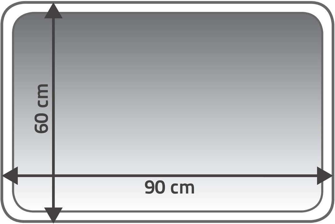 RIDDER Badezimmerteppich Chic rot 60x90 cm 60x90 cm Rot, 60x90 cm Rot
