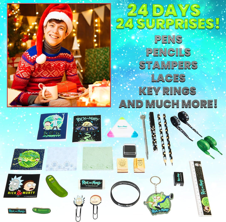 RICK AND MORTY Adventskalender 2024, Lustiger Countdown Kalender