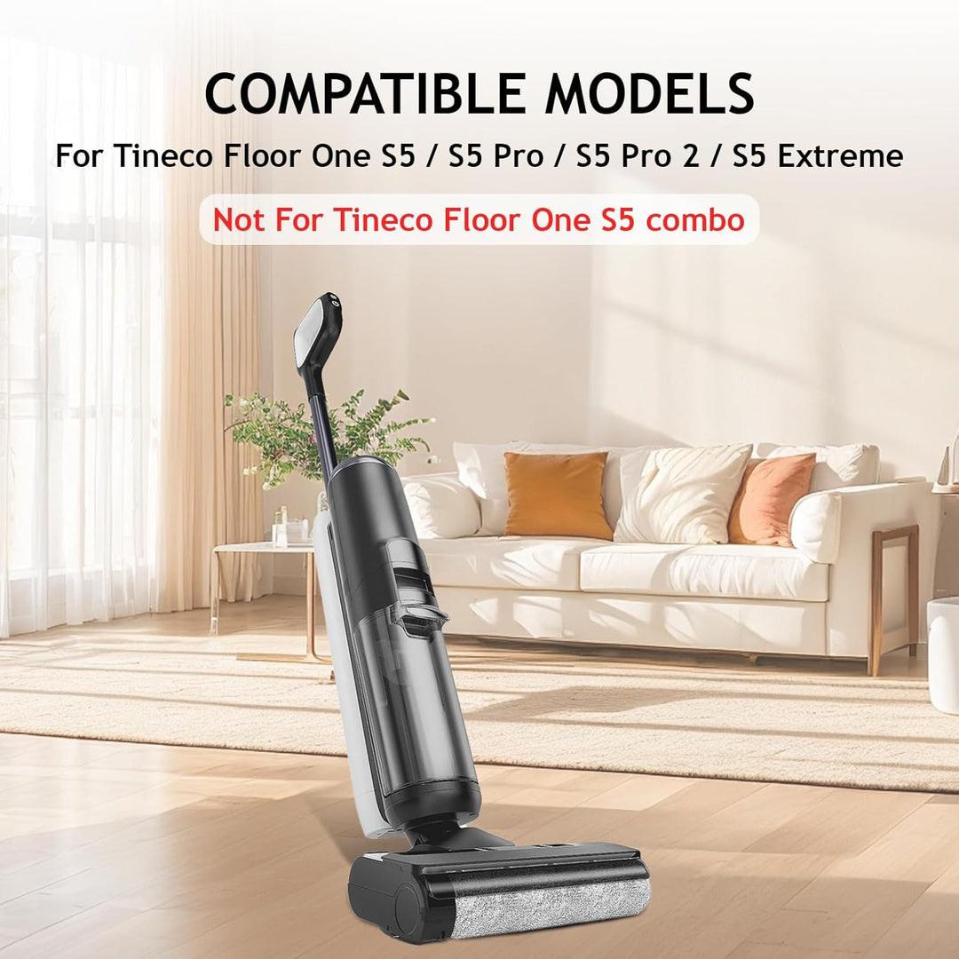 DianSung Bürstenrolle + Filter Ersatzteile für Tineco Floor One S5, S5 Pro, S5 Pro 2, S5 Extreme-Nas