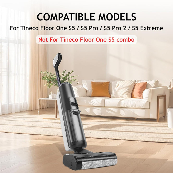 DianSung Bürstenrolle + Filter Ersatzteile für Tineco Floor One S5, S5 Pro, S5 Pro 2, S5 Extreme-Nas
