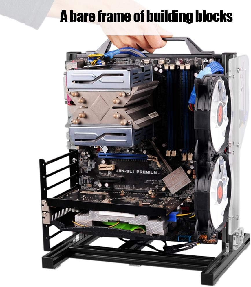 Offenes PC-Gehäuse, ATX/M-ATX/ITX Open, Chassis Testplattform für vertikales Overclocking, offenes R