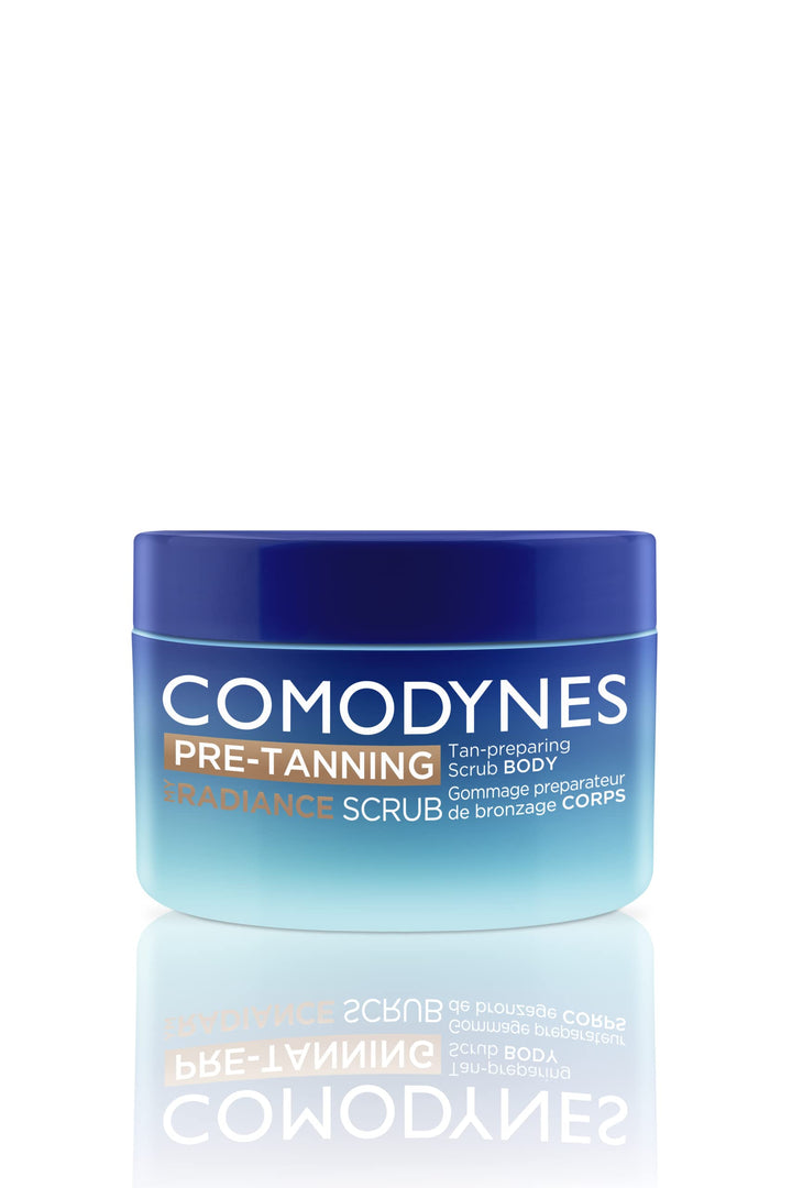 Comodynes Pre Tanning Radiance Scrub, Körperpeeling, bereitet die Haut vor und verlängert die Bräunu