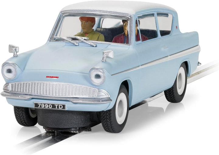 Scalextric C4504 1:32 Ford Anglia 105E Harry Potter HD - Slotcar, Rennbahn, Auto für Rennbahn, Rennb
